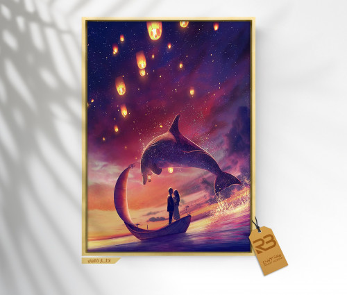 لوحة جدارية تصميم بحر (رقم المنتج RB-8-1 )