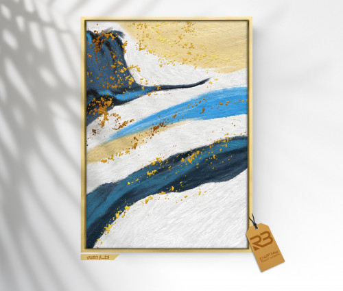 لوحة جدارية تصميم فن تشكيلي (رقم المنتج RB-17-47 )