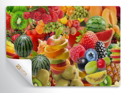 ورق جدران تصميم متجر خضروات (رقم المنتج RB-i27)