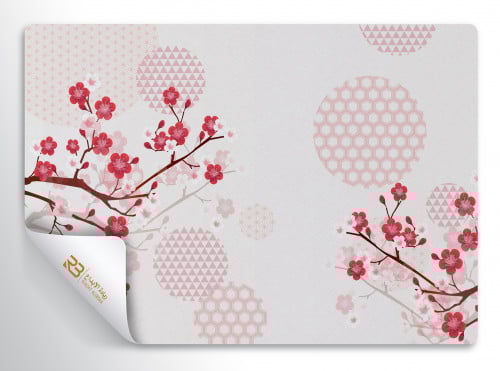 ورق جدران تصميم ورد (رقم المنتج RB-M-29)