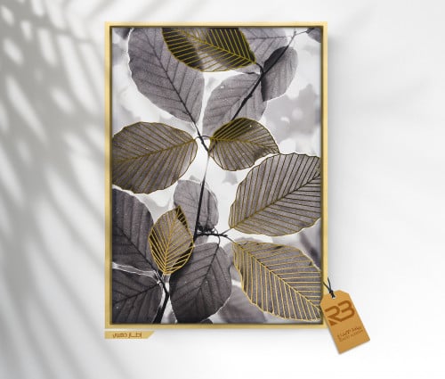 لوحة جدارية تصميم ورق شجر (رقم المنتجRB-4-11)