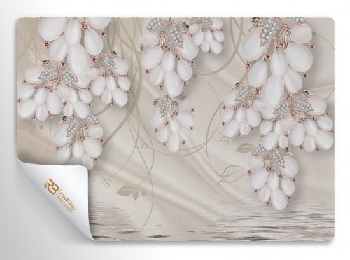 ورق جدران تصميم ورد (رقم المنتج RB 69)