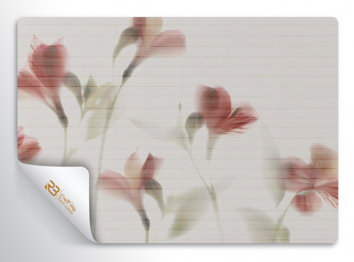 ورق جدران تصميم ورد (رقم المنتج RB-M-45)