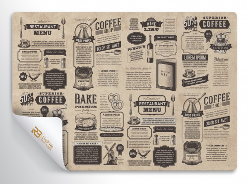 ورق جدران تصميم كافي (رقم المنتج RB-i40)