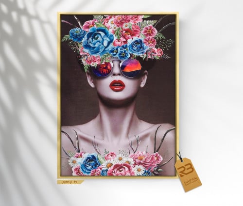 لوحة جدارية تصميم فناة الورد (رقم المنتجRB-4-3)