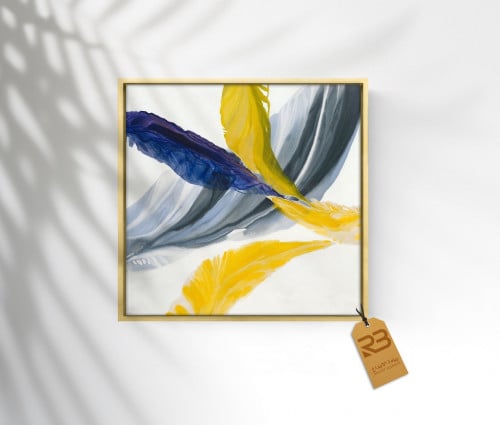 لوحة جدارية تصميم ريش (رقم المنتجRB-3-49)