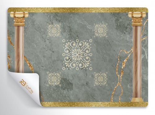 ورق جدران تصميم رخام (رقم المنتج RB-L-4)