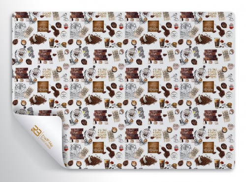 ورق جدران تصميم كافي (رقم المنتج RB-CO-2160)