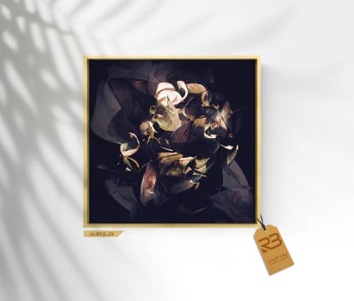 لوحة جدارية تصميم فن تشكيلي (رقم المنتج RB-8-40)