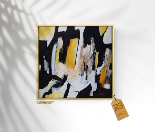 لوحة جدارية تصميم فن تشكيلي (رقم المنتج RB-12-23)