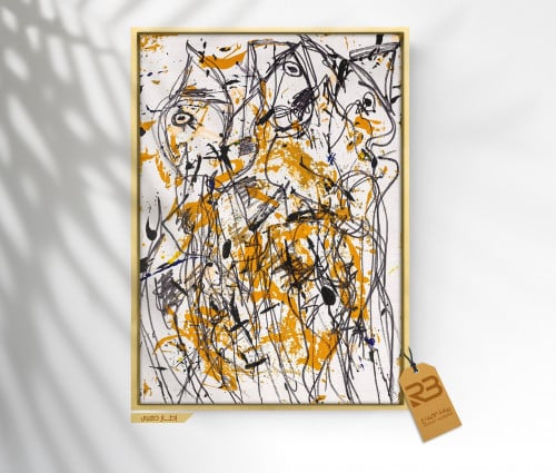 لوحة جدارية تصميم مودرن (رقم المنتج RB-11-40 )