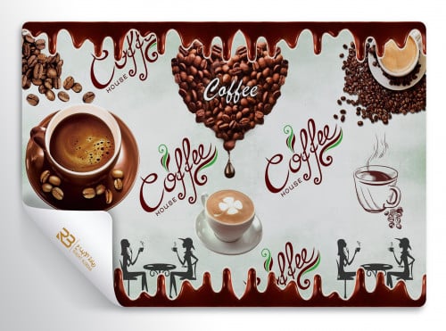 ورق جدران تصميم كافي (رقم المنتج RB-CO-2142)