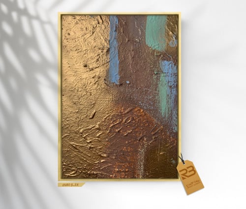 لوحة جدارية تصميم فن تشكيلي (رقم المنتجRB 6-(16) )