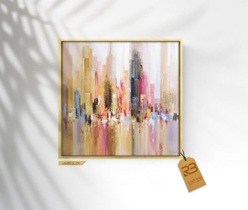 لوحة جدارية تصميم فن تشكيلي (رقم المنتج RB-5-11)