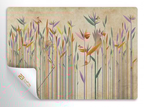 ورق جدران تصميم ورد (رقم المنتج RB-K-35)