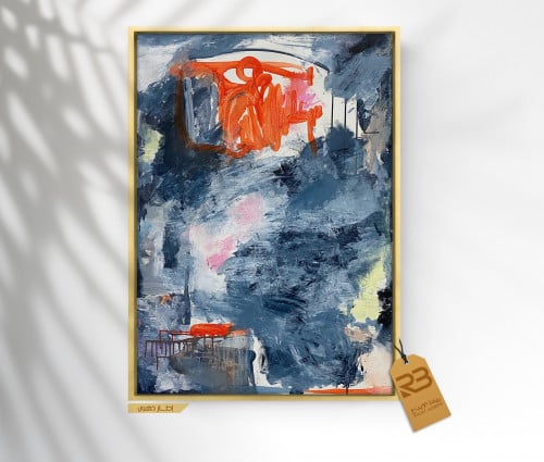 لوحة جدارية تصميم فن تشكيلي (رقم المنتج RB-12-15 )