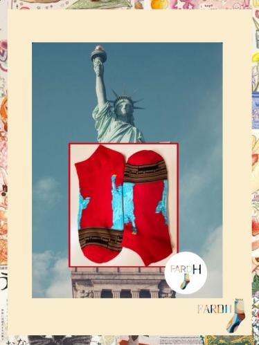 ‏Statue of Liberty -Socks