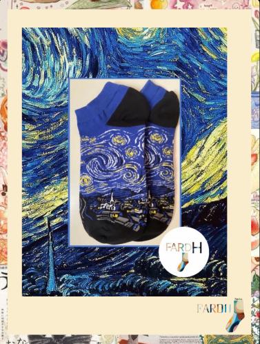 Van Gogh Blue- Socks