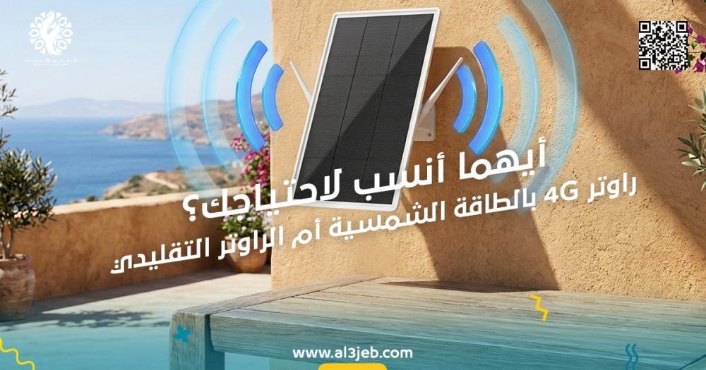 راوتر 4G بالطاقة الشمسية أم الراوتر التقليدي: أيهما أنسب لاحتياجك؟