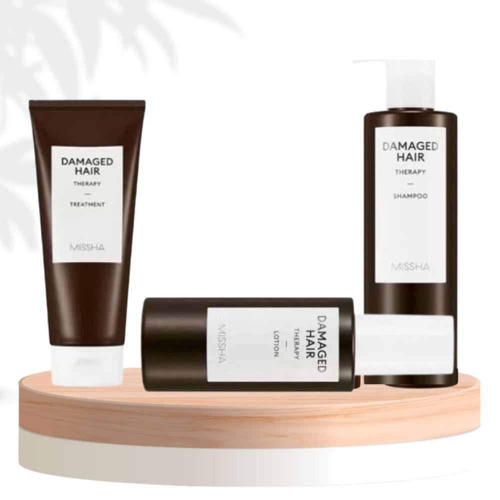 Silky Hair Package (Shampoo + Treatment + Hair Lotion)