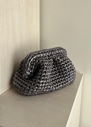 Clutch bag - Dark silver