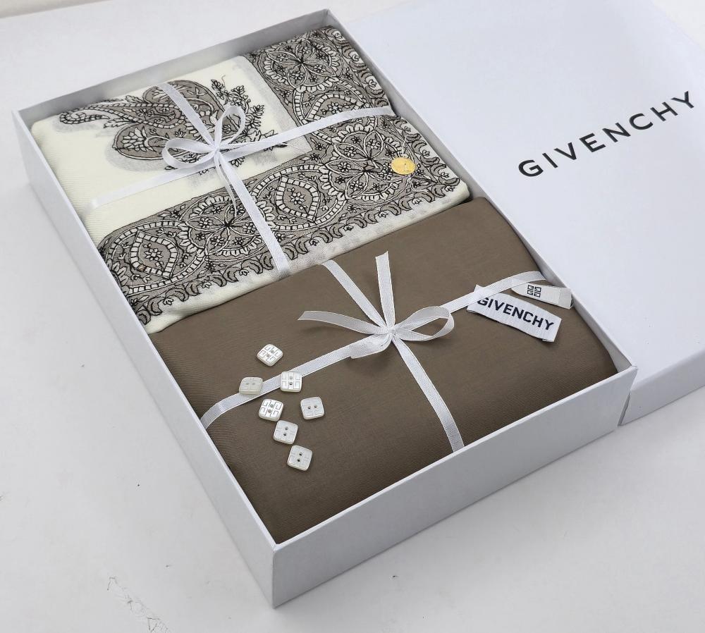 بوكس اهداء رجالي شتوي قماش مع شال كشميري