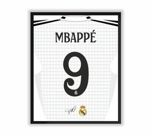 لوحة جدارية باسماء وارقام ريال مدريد الاساسي 2024-...
