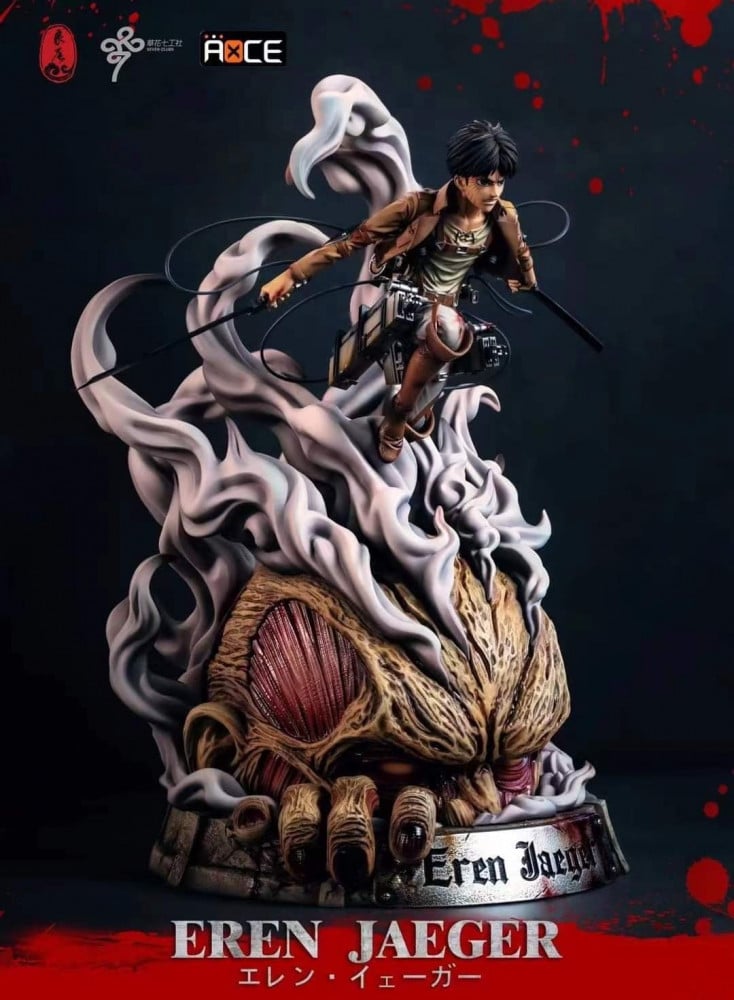 resin statue attack on titan