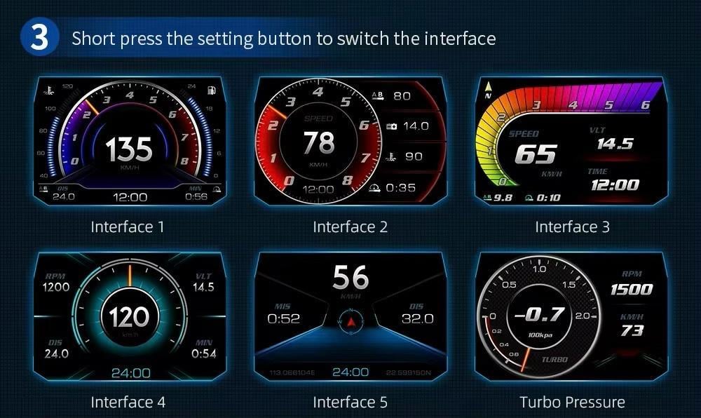 قيج obd متعدد الوظائف يدعم اللغة العربية