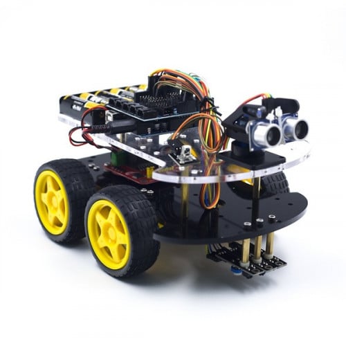 Multi-Functional 4WD Robot | روبوت متعدد الوظائف