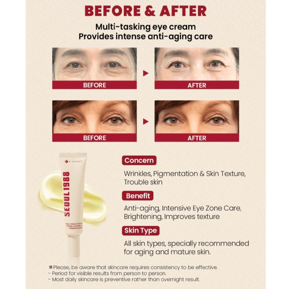 كريم العيون K-Secret Seoul 1988 Eye Cream