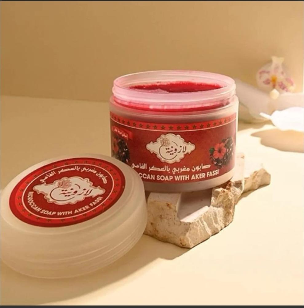 لازوينة صابون مغربي بالعكر الفاسي