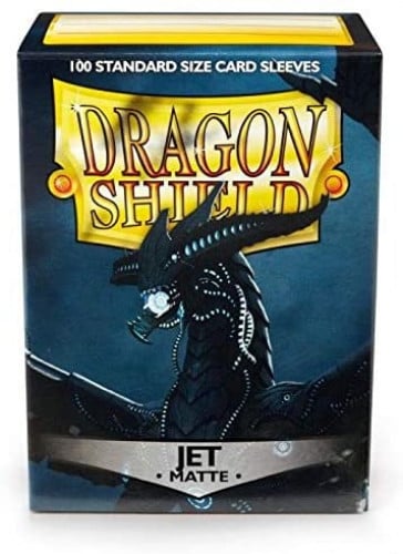 Sleeves: Dragon Shield - Standard - Matte (x100) Matte Jet