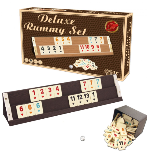 deluxe wood Okey  اوكي rummy