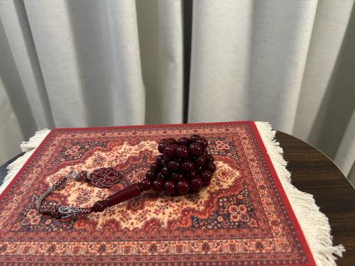 سبحه بكلايت عنابي غامق طربزونه
