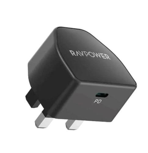 فيش جداري شاحن حائط تايب سي راف باور 20 واط RP-PC1...