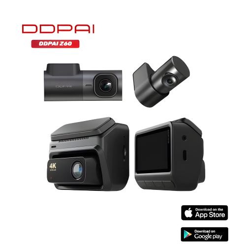 داش كام دي دي باي DDPAI-Z60 4K GPS أمامية + داخلية...