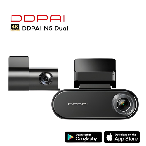 داش كام دي دي باي DDPAI N5 DUAL - 4K أمامية + خلفي...