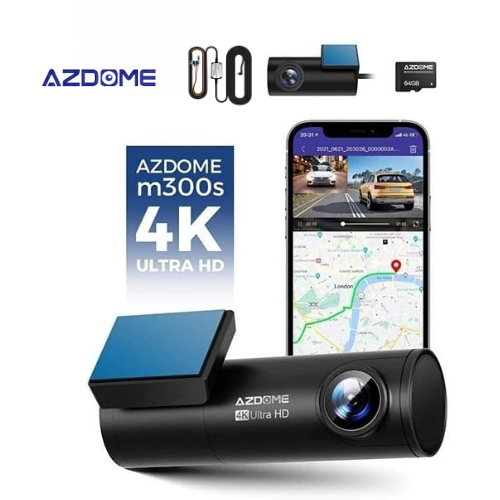 داش كام من شركة أزدوم M300S -4K أمامية + خلفية ( ب...
