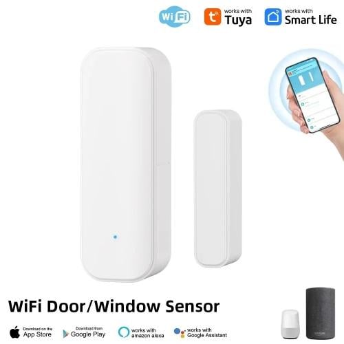 مستشعر الباب Tuya WiFi مع بطارية