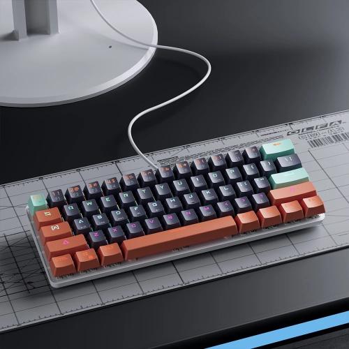 لوحة مفاتيح صغيرة للألعاب USB سلكية