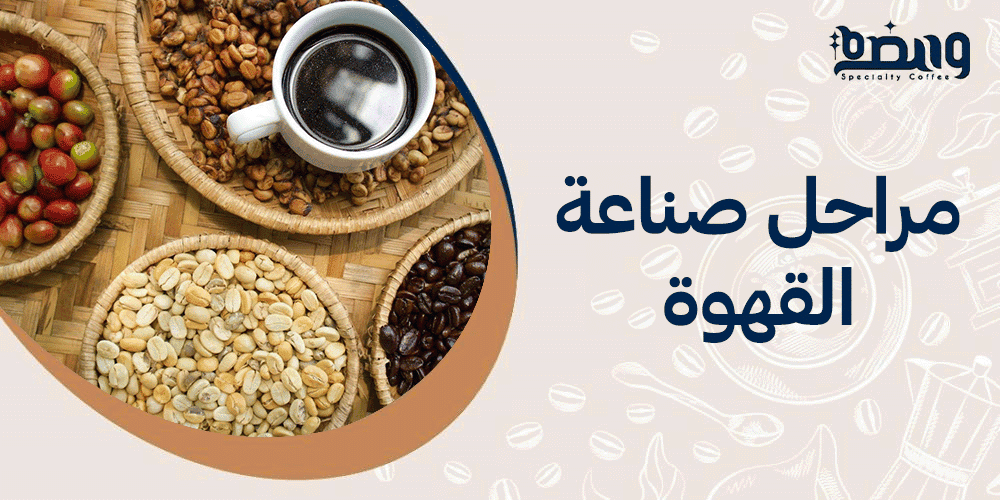 مراحل صناعة القهوة
