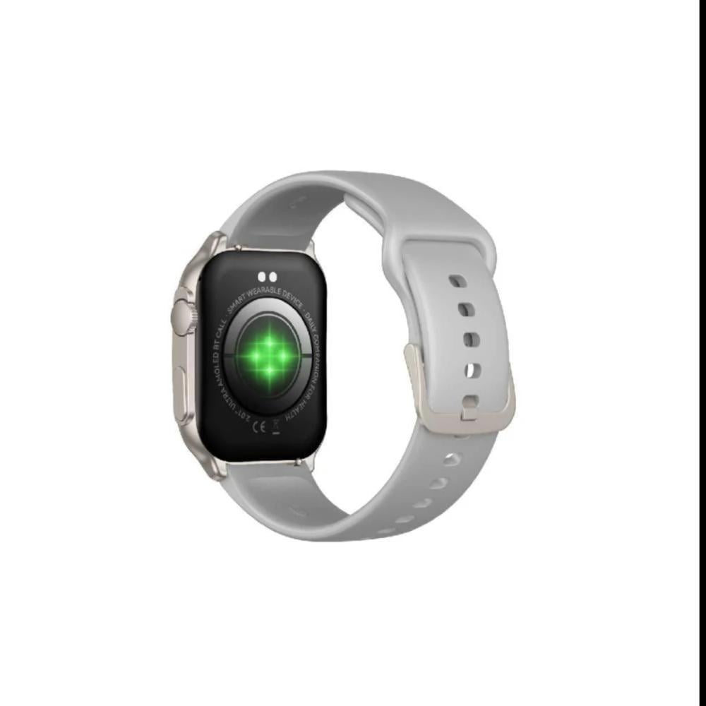 ليبرو - ساعة ذكية بتصميم منحني أنيق بطارية 300mAh وضع رياضي +100 - سلفر