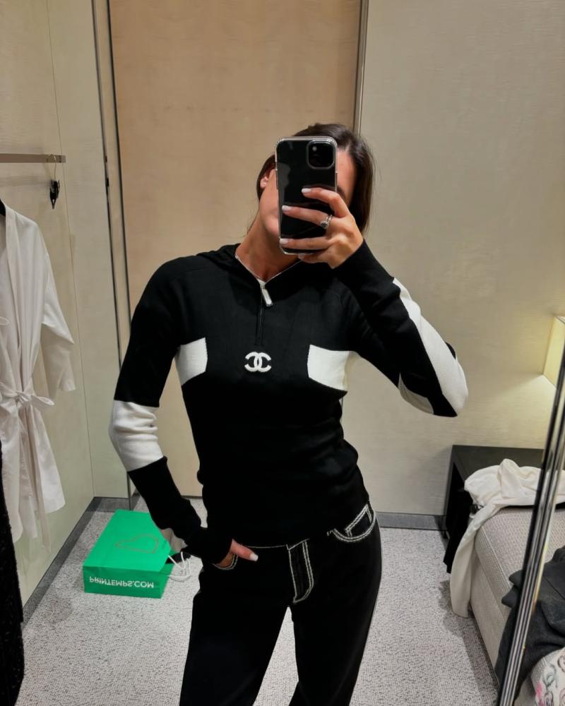 Chanel Black Winter Ski Sweater - TEBOUGIE
