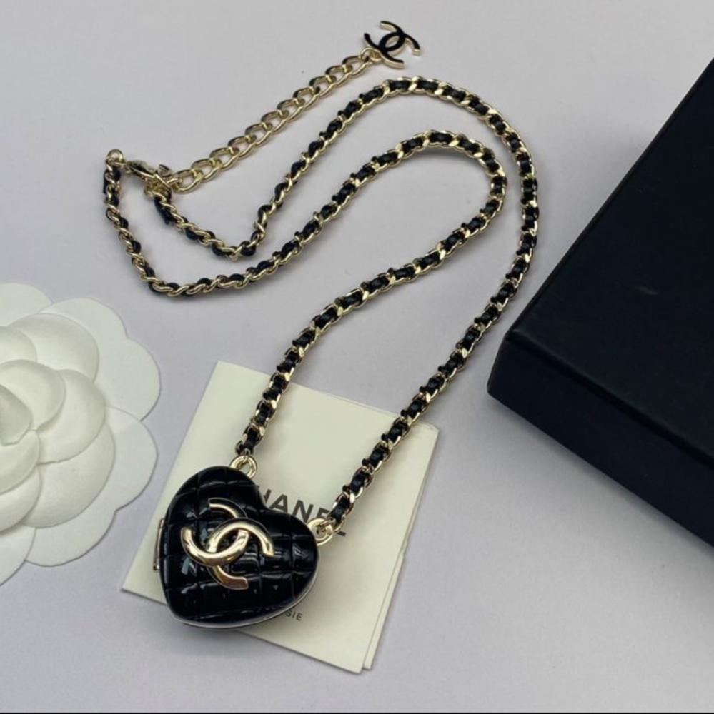 chanel necklace heart - TEBOUGIE chanel necklace heart - TEBOUGIE