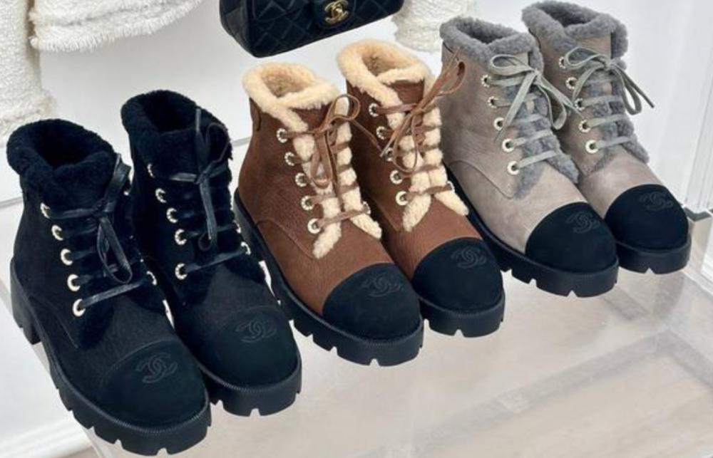 CHANEL ブーツ ブラウン 39 CHANEL シャネル ブーツ レディース35 ブラウン レザー G27911