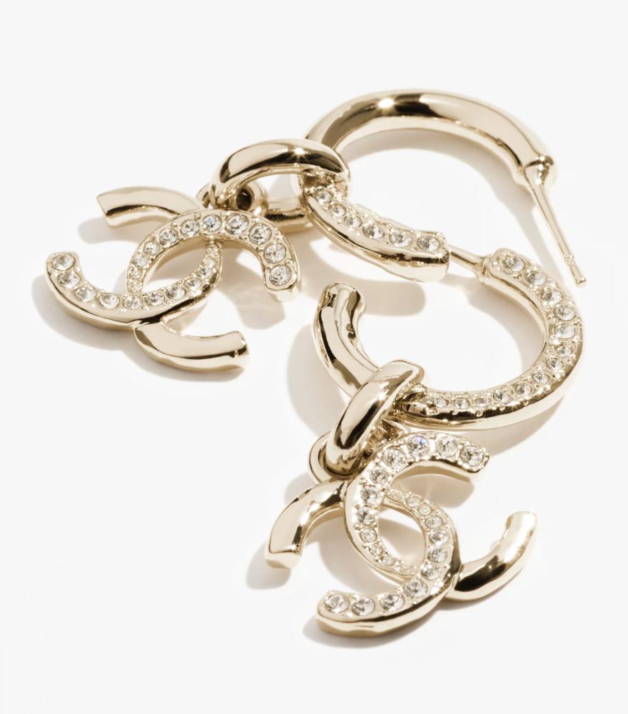 シャネル　スターピアス　2024コレクション Chanel Star Earrings Crystals Gold Hardware 24C - Designer