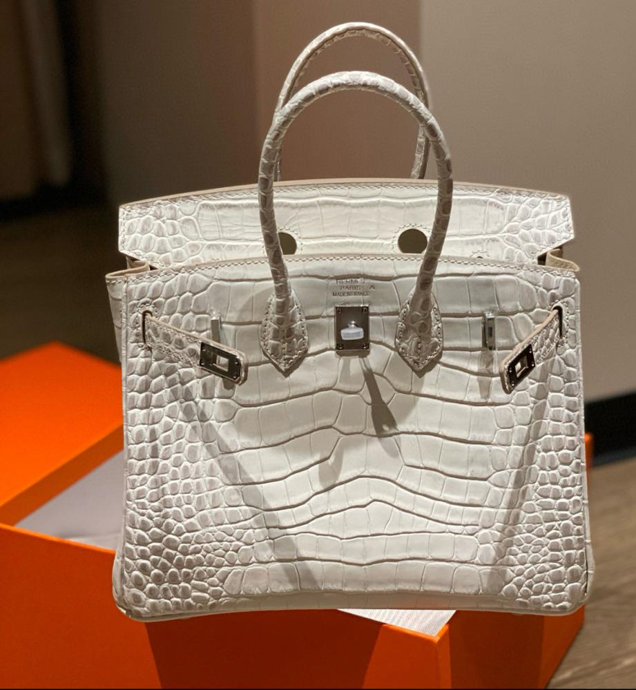 White himalayan crocodile birkin sale