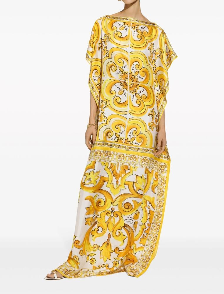Dolce & Gabbana Yellow Kaftan Maillot Jalabiya Ramadan - TEBOUGIE Dolce & Gabbana Yellow Kaftan Maillot Jalabiya Ramadan - TEBOUGIE