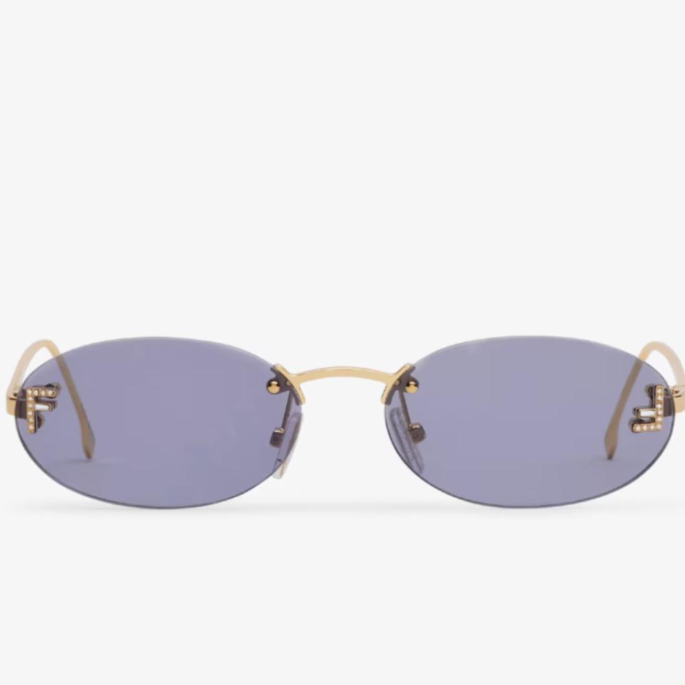 Fendi sunglasses with FF letters studded with crystals Fendi sunglasses with FF letters studded with crystals